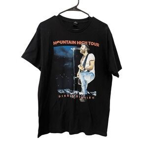 Dierks‎ Bentley Mountain High Tour Black Graphic T-Shirt Country Music